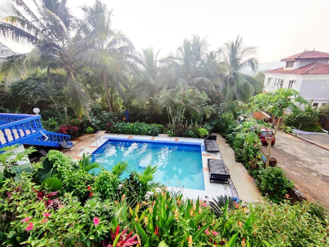 Amazing Hilltop 4 Bhk Villa With Private Pool Near Candolim Luaran gambar