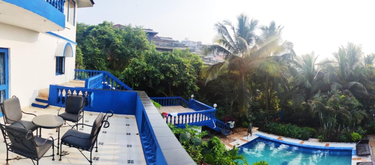 Amazing Hilltop 4 Bhk Villa With Private Pool Near Candolim Luaran gambar